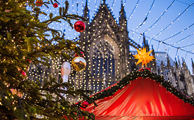 Decorations at the Cologne Christmas Market
